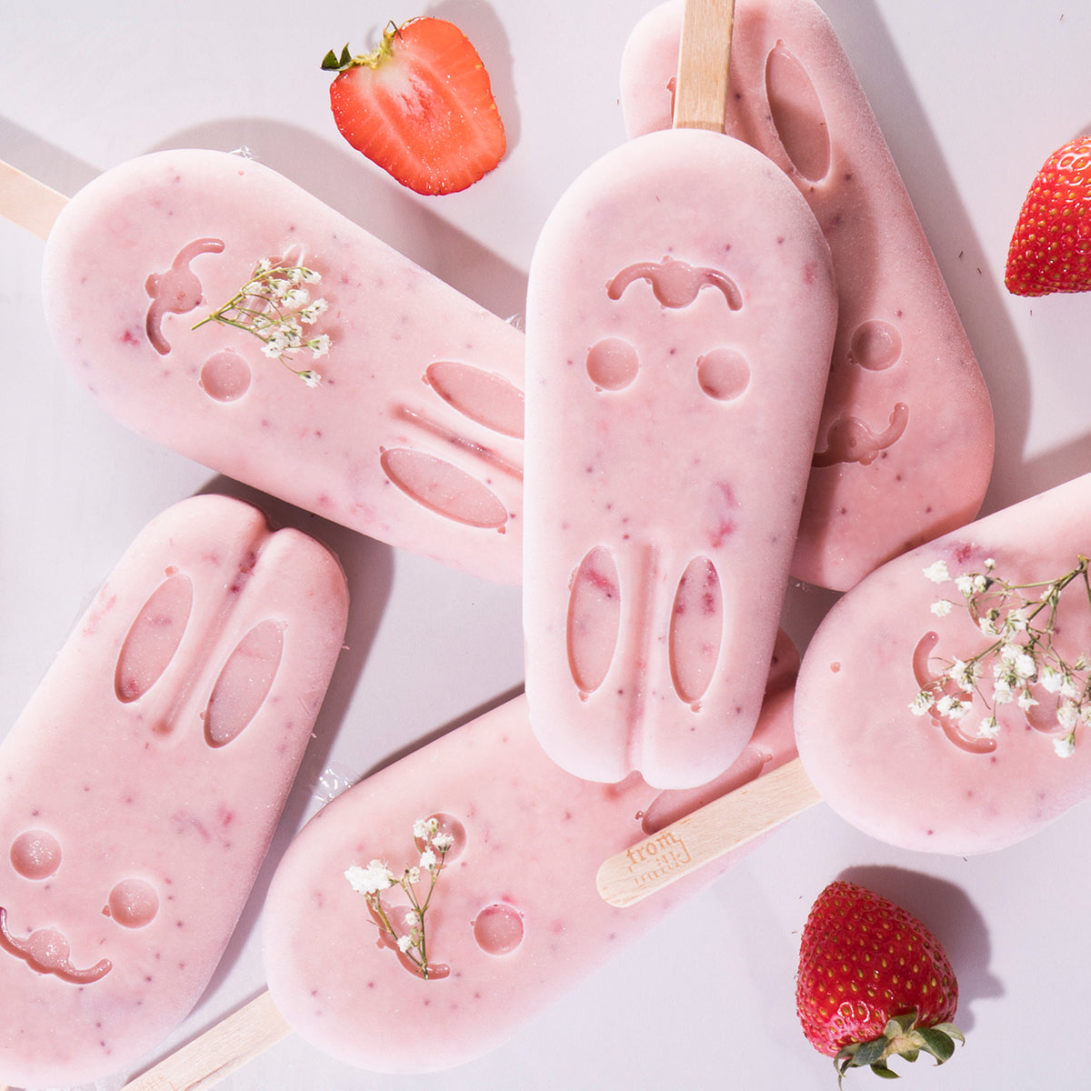 Berry Bunny Popsicles