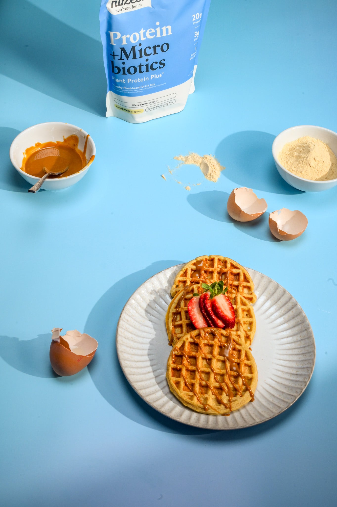 Probiotic Yoghurt Waffles