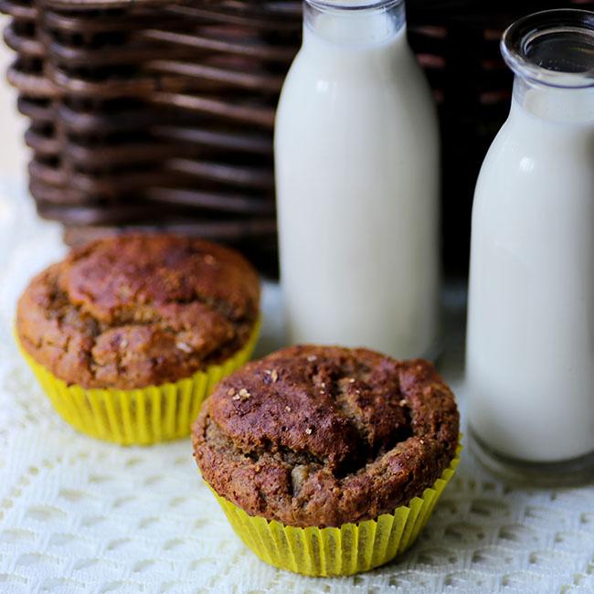 NuZest Banana Almond Muffins