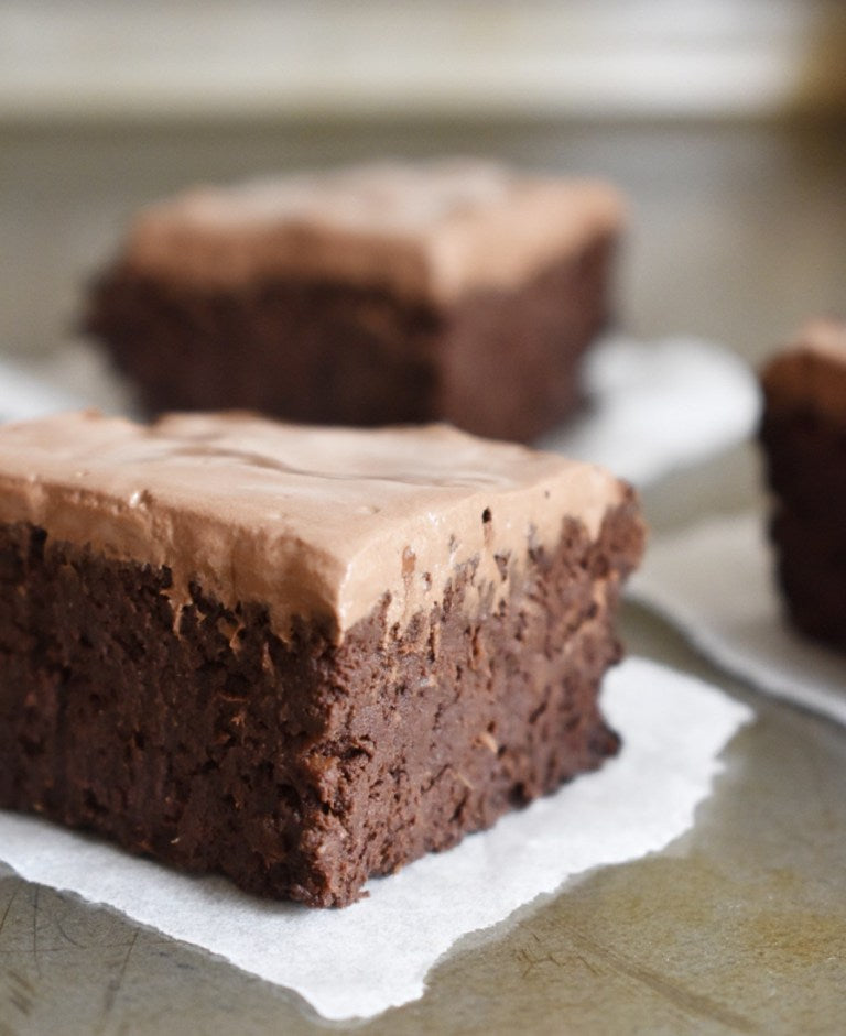 3 INGREDIENT APPLE SAUCE BROWNIES