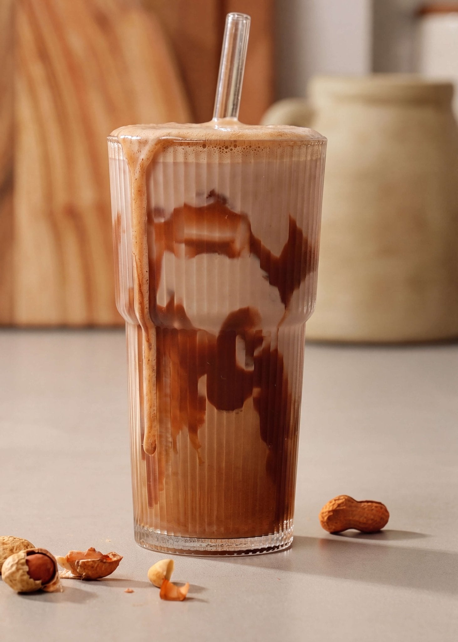 Choc PB Iced Latte (Decaf) - Nuzest AU