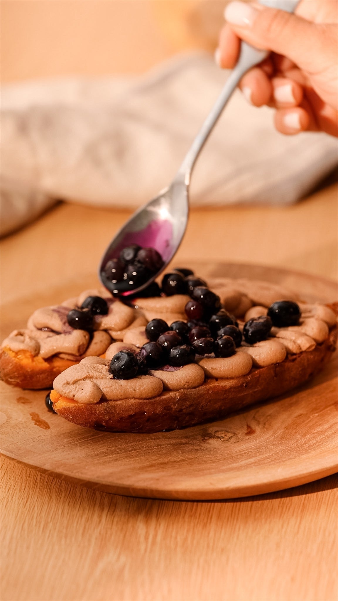 Loaded Creamy Chocolate Sweet Potato Bake - Nuzest AU