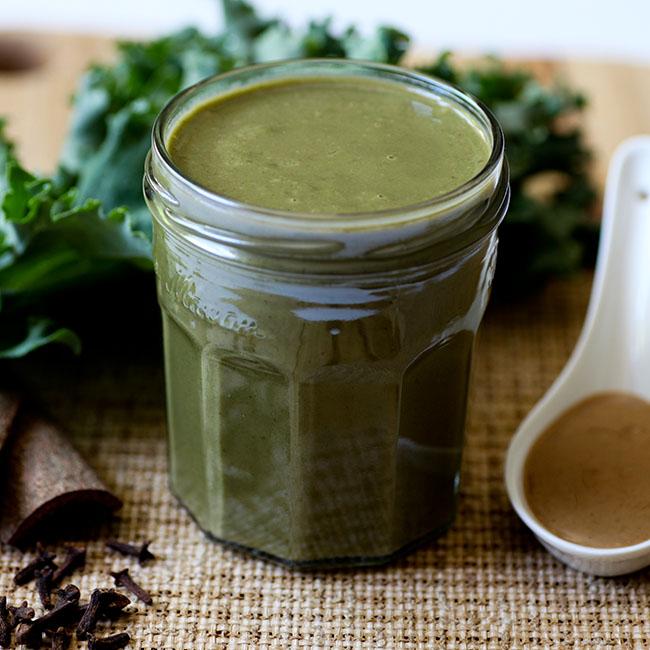 NuZest Calcium Rich Tahini Kale Smoothie