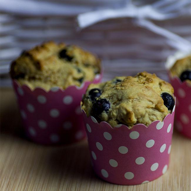 NuZest Lemon Blueberry Muffins