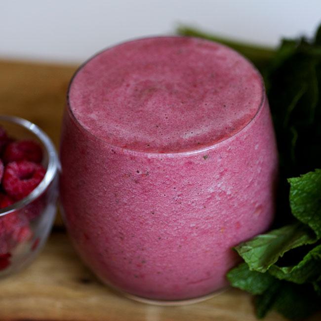 NuZest Raspberry Pineapple Smoothie