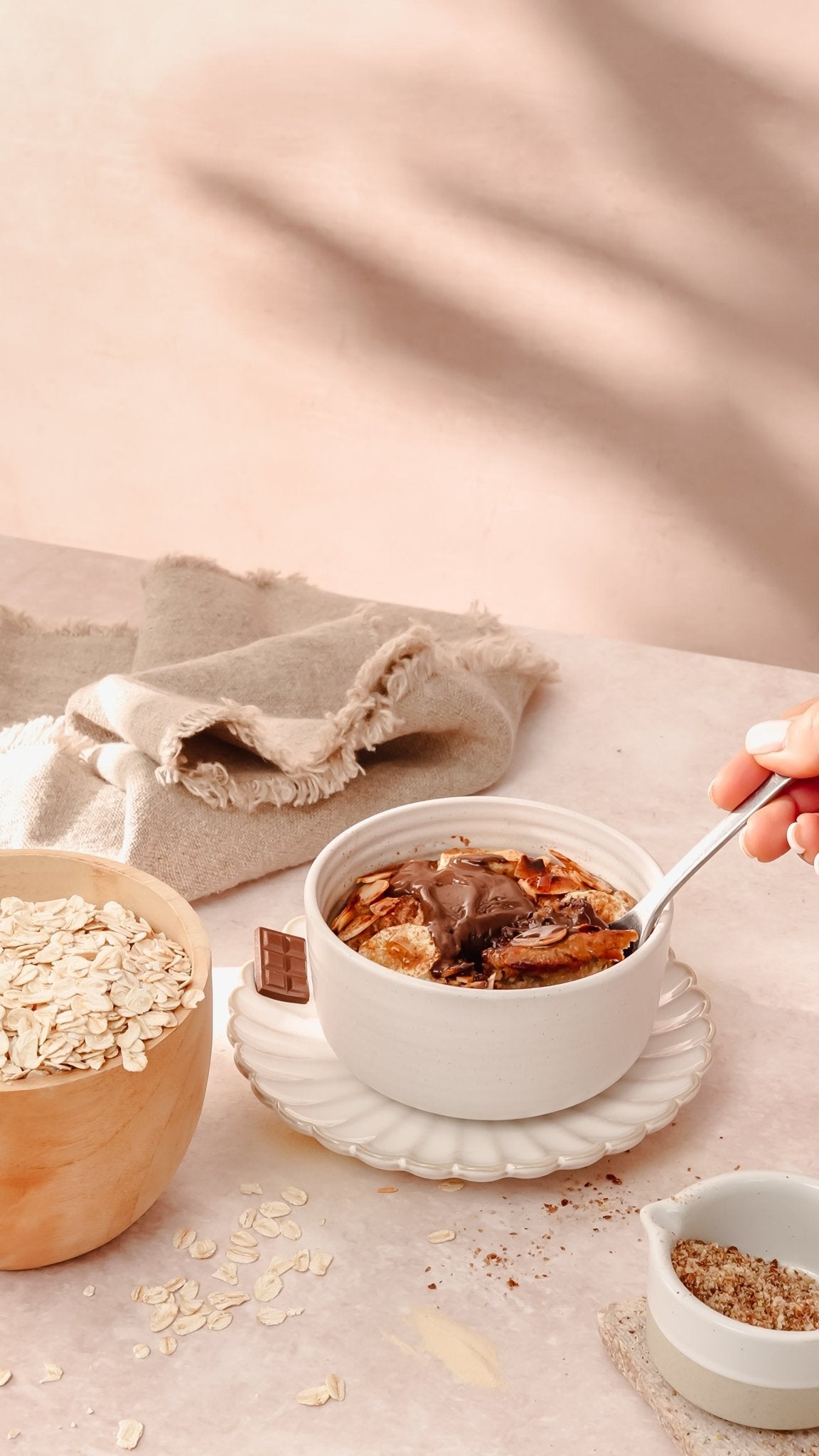 Banana Bread Baked Oats - Nuzest AU