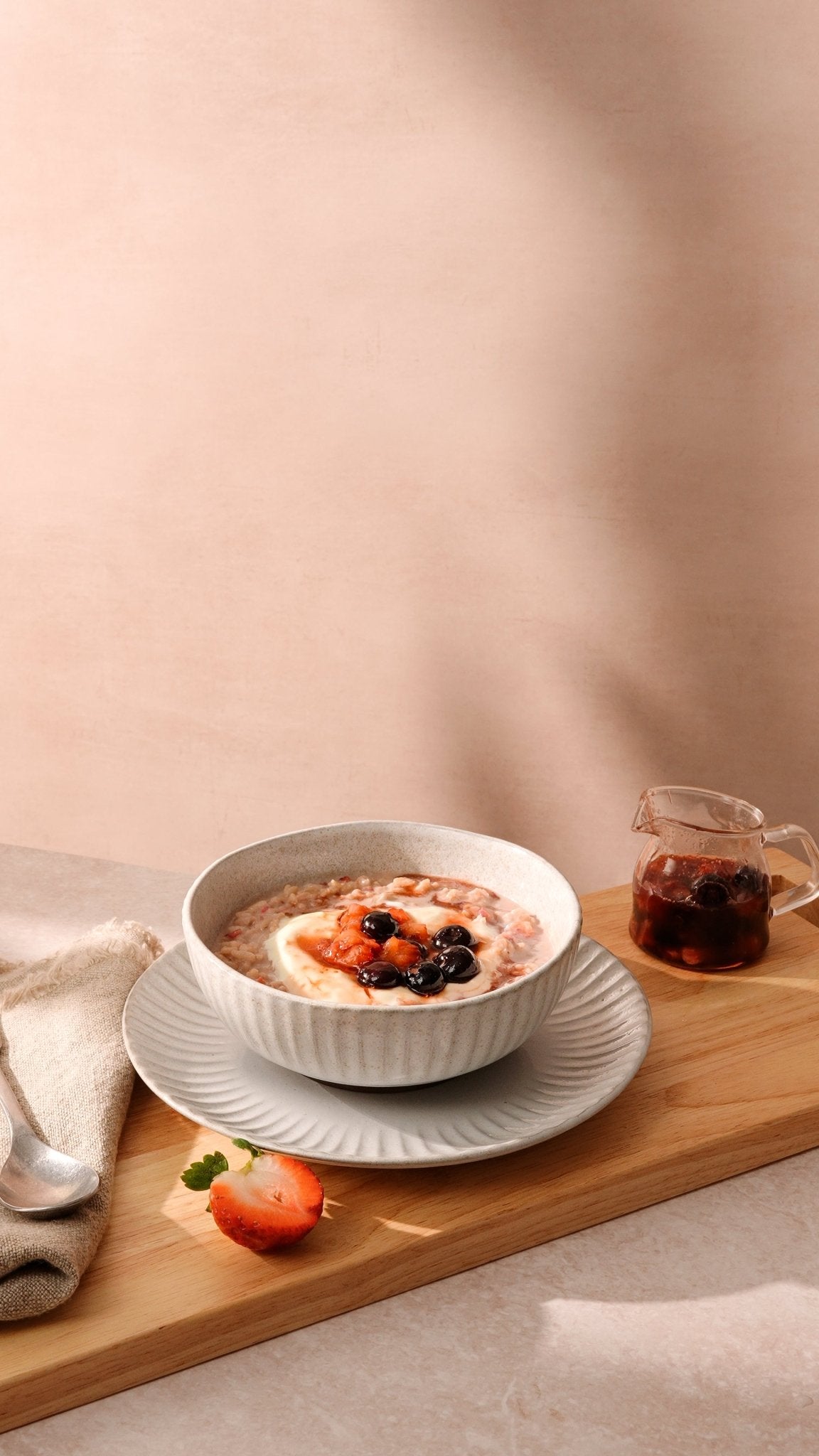 Strawberry Rice Porridge - Nuzest AU