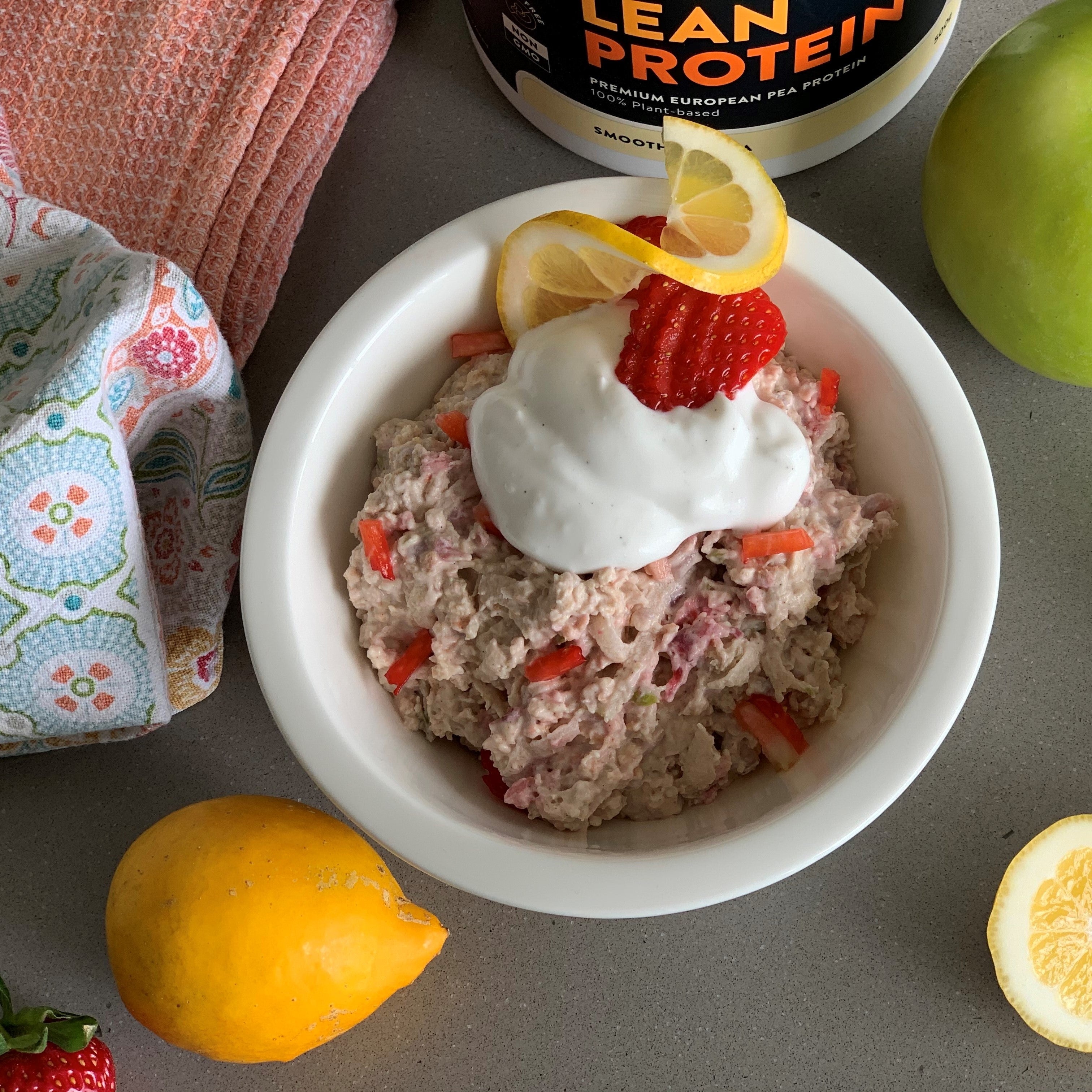 Wild Strawberry Overnight Oats