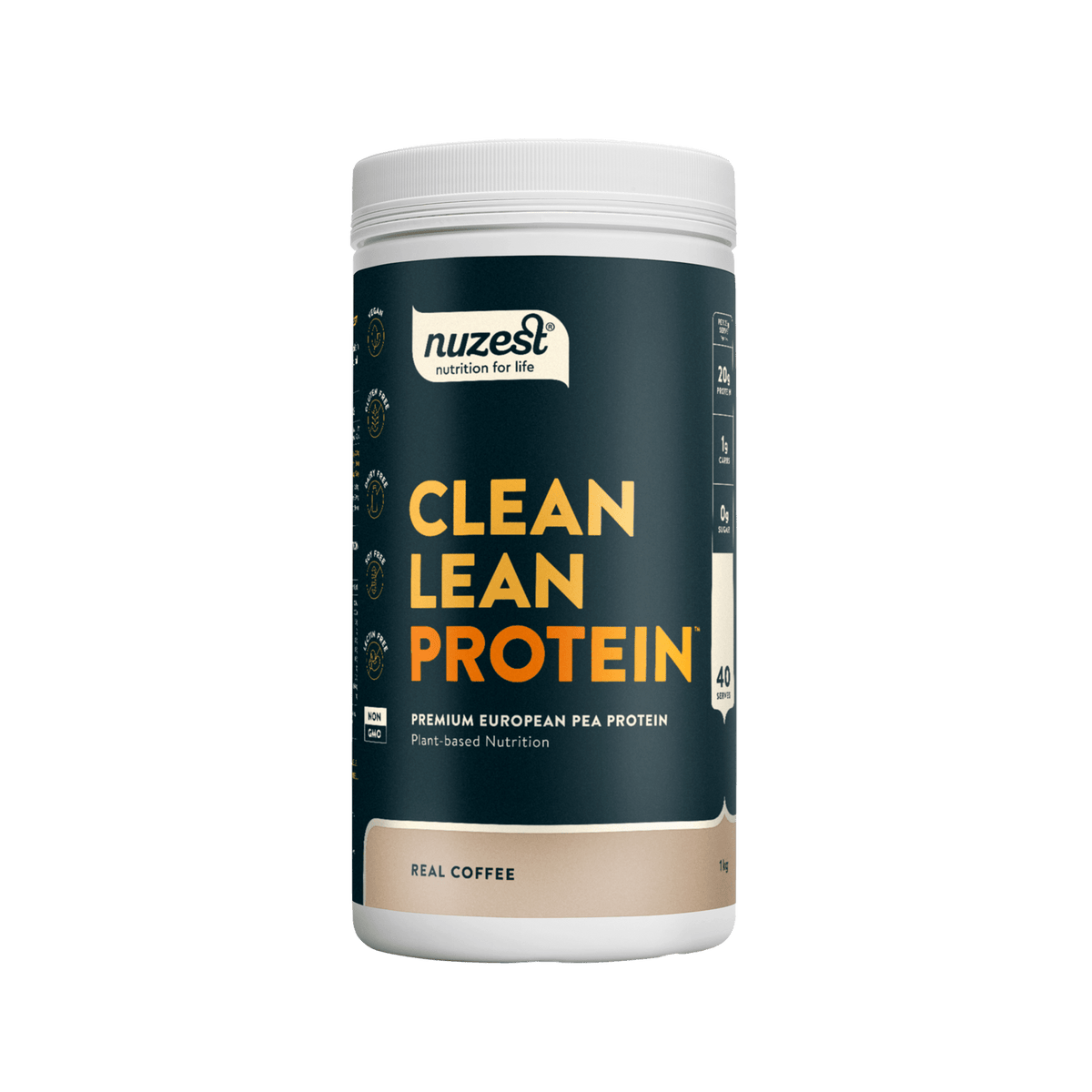 Nuzest - Clean Lean Protein - Real Coffee 1kg (40 Servings) 11