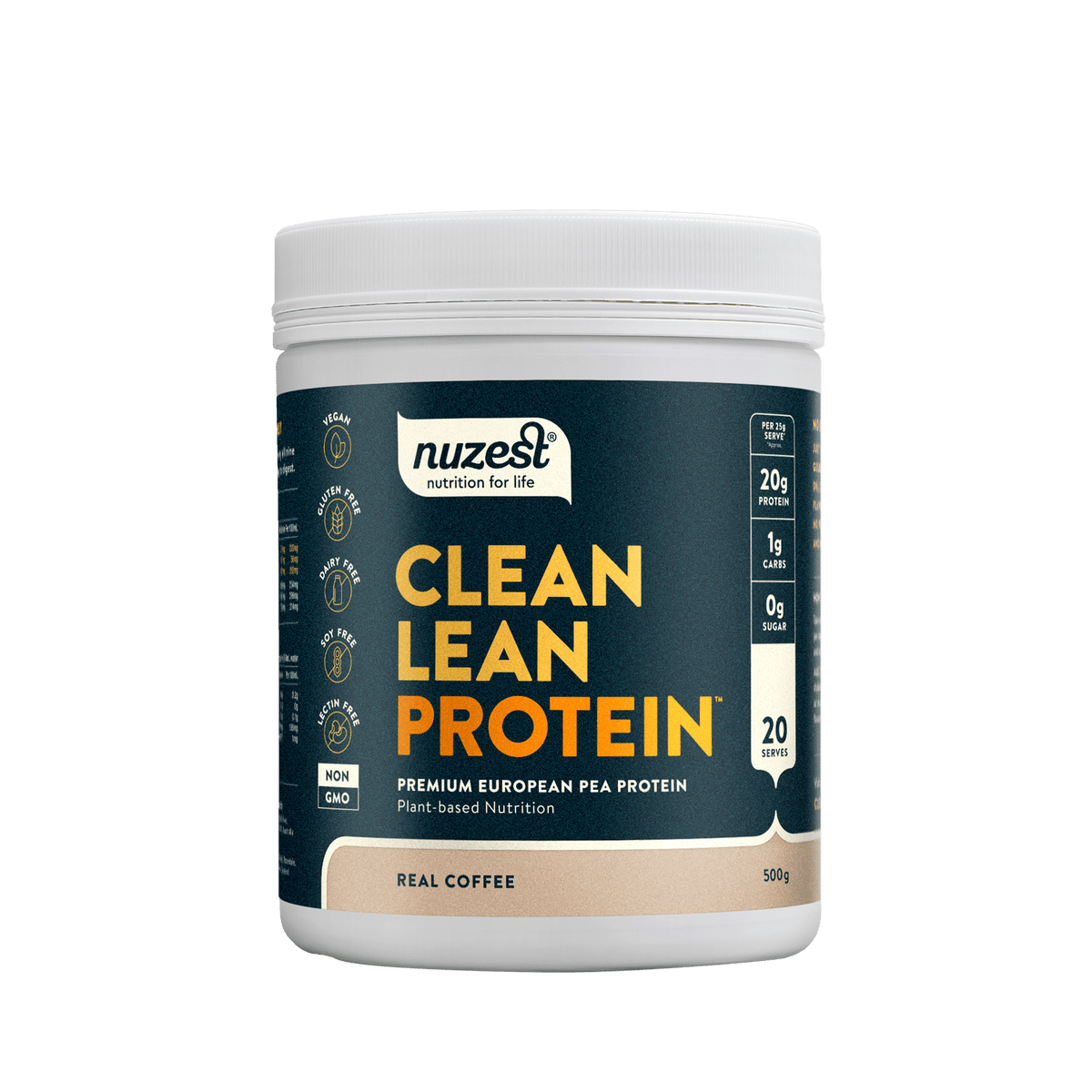 Nuzest - Clean Lean Protein - Real Coffee 500g (20 Servings) 6