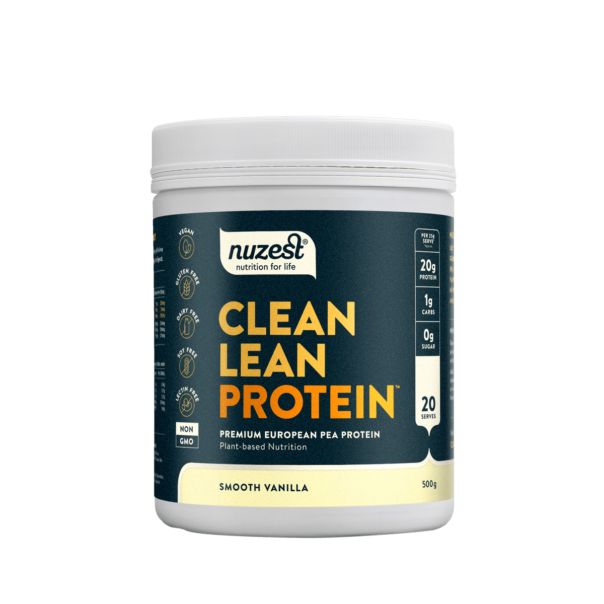 Nuzest - Clean Lean Protein - Smooth Vanilla 500g (20 Servings) 5