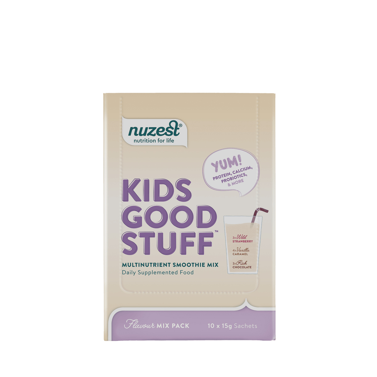 Nuzest - Kids Good Stuff Single Serves - Box of 10 (10 Servings) Mixed Flavours 7