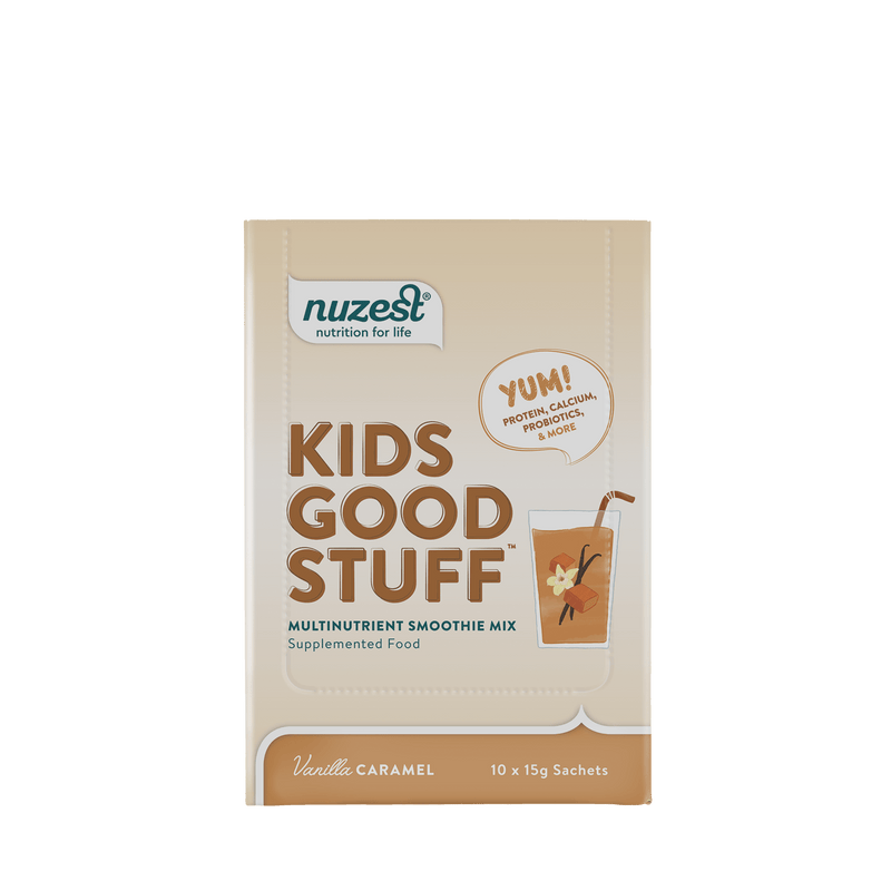 Nuzest - Kids Good Stuff Single Serves - Box of 10 (10 Servings) Vanilla Caramel 9