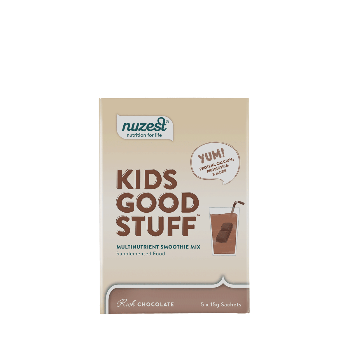 Nuzest - Kids Good Stuff - Rich Chocolate Box of 5 (5 Servings) 9